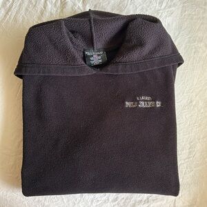 Polo Jeans Co. pull over black long sleeve side zipper fleece hoodie